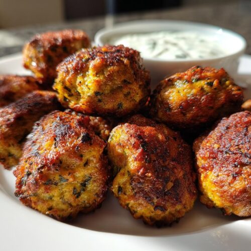 Air Fryer Moroccan Lamb Meatballs