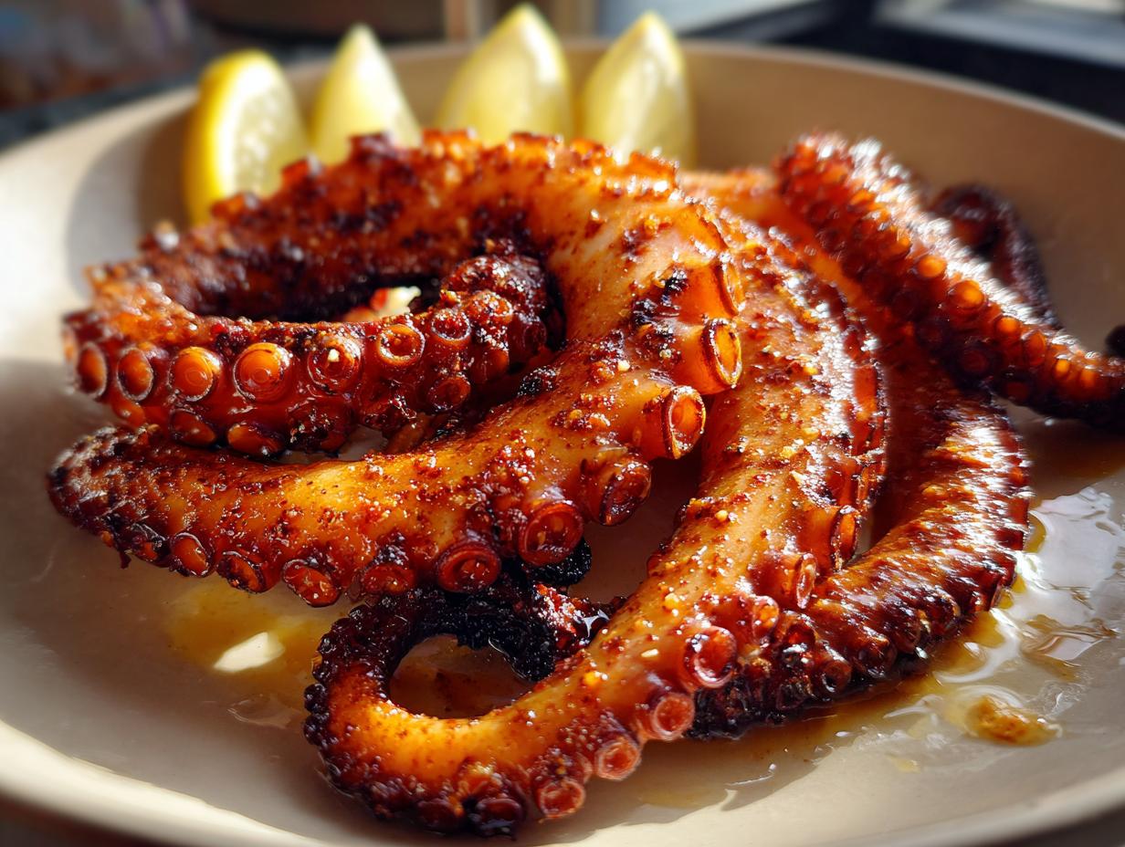 Air Fryer Octopus Tentacles