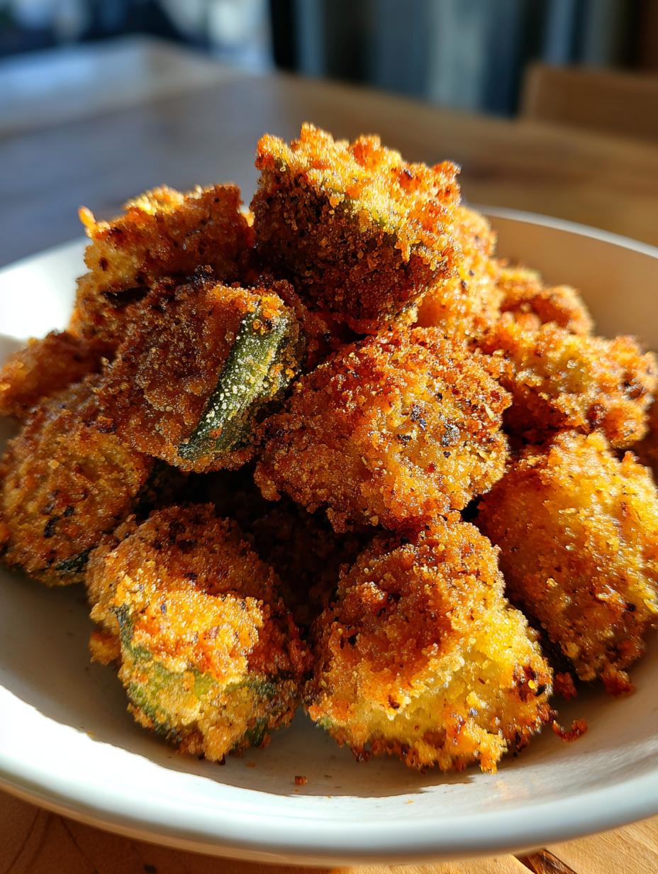 Air Fryer Okra (Southern Style) - detail 1