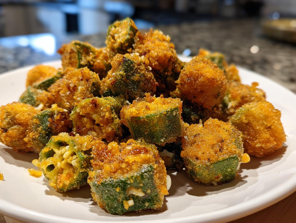 Air Fryer Okra (Southern Style)