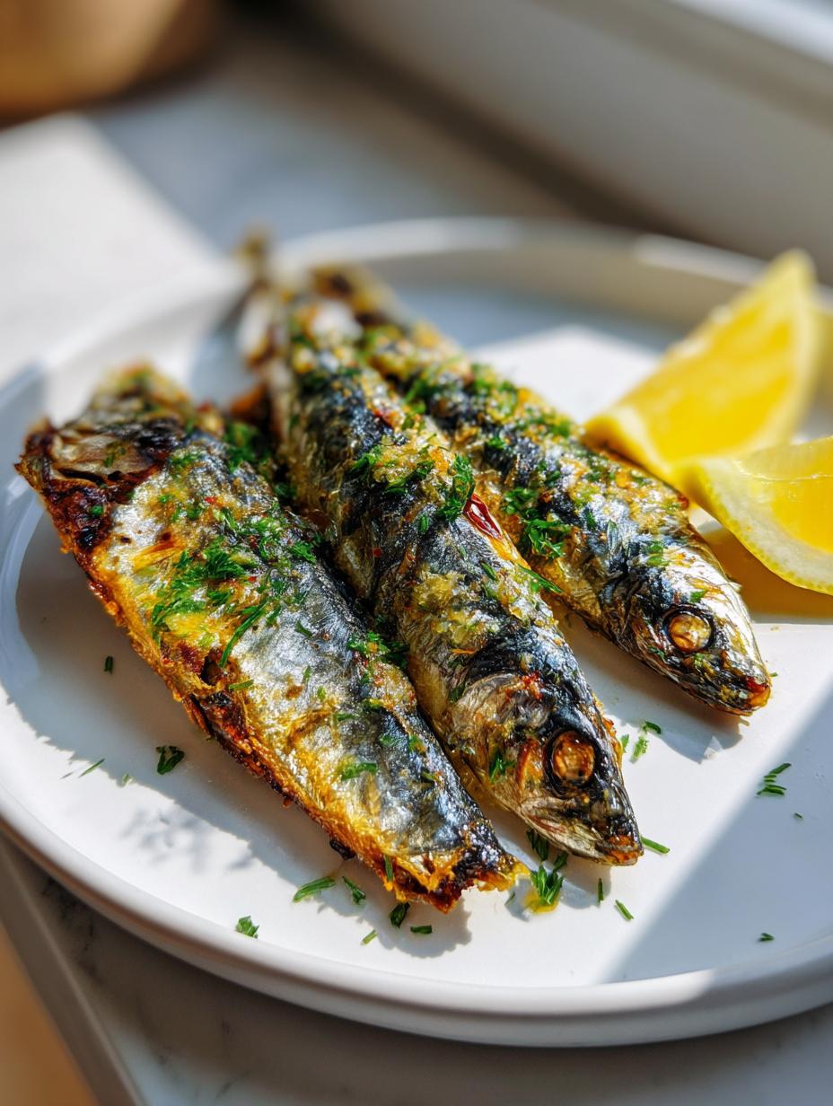 Air Fryer Sardines (Mediterranean Style) - detail 1