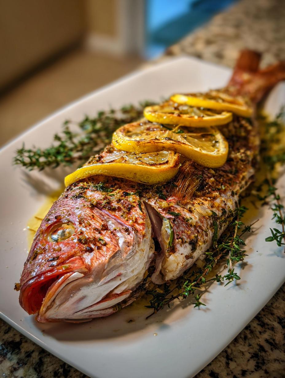 Air Fryer Whole Red Snapper - detail 1