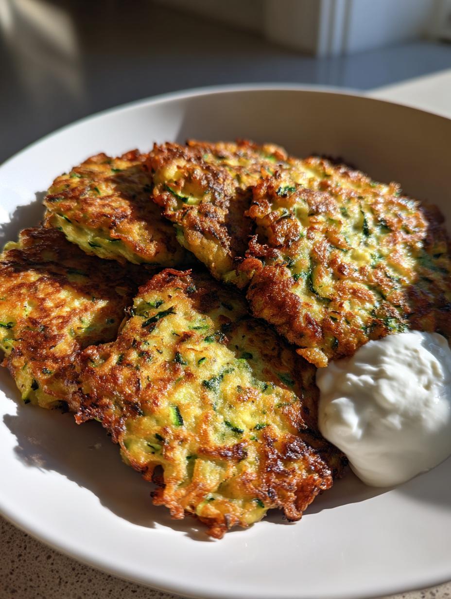 Air Fryer Zucchini Fritters - detail 1