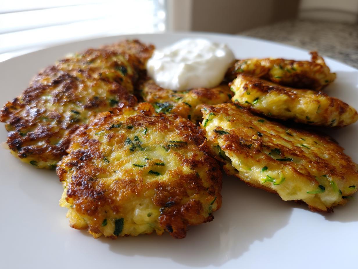 Air Fryer Zucchini Fritters