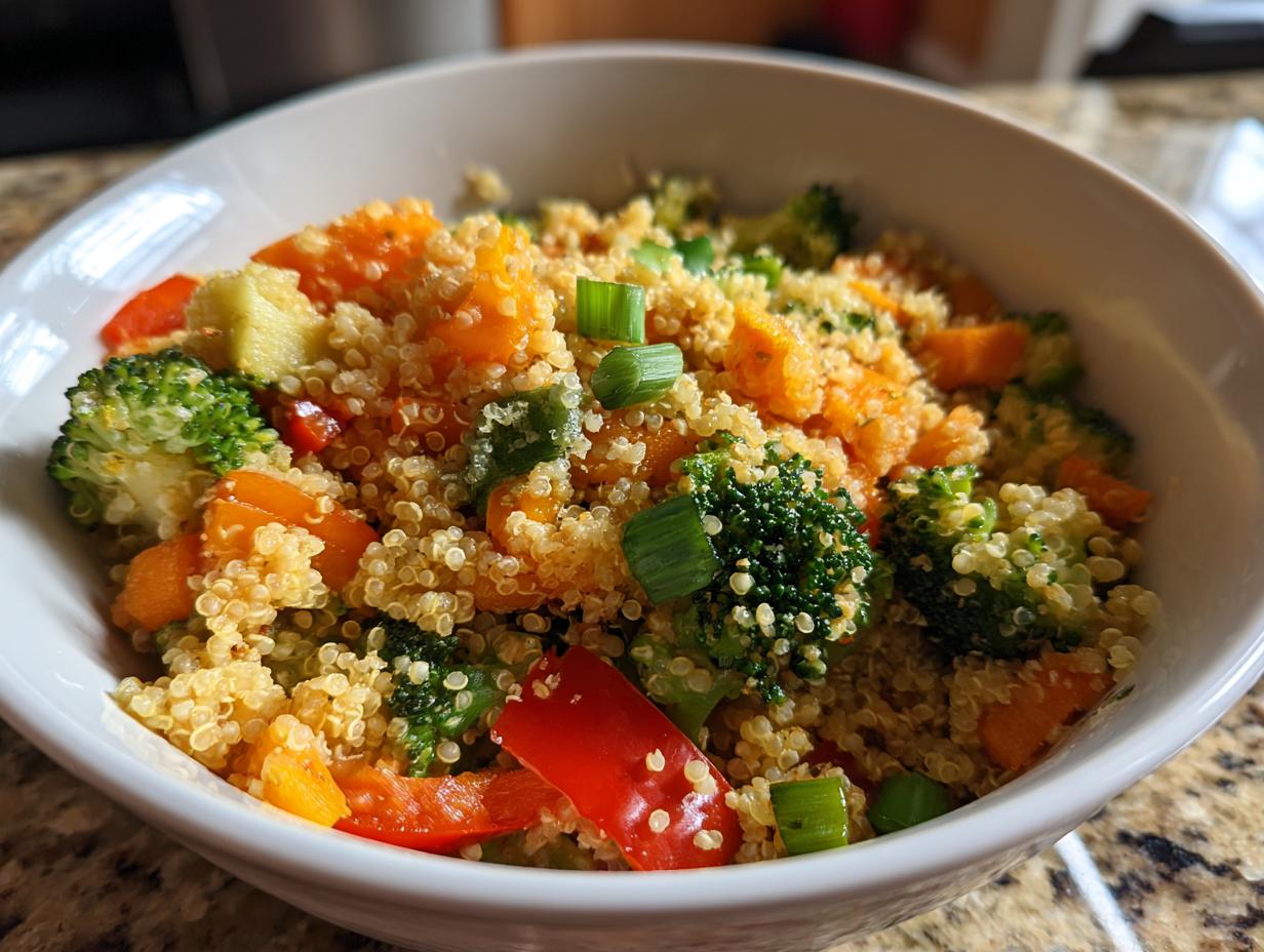 Amaranth Bowl with Vegetables