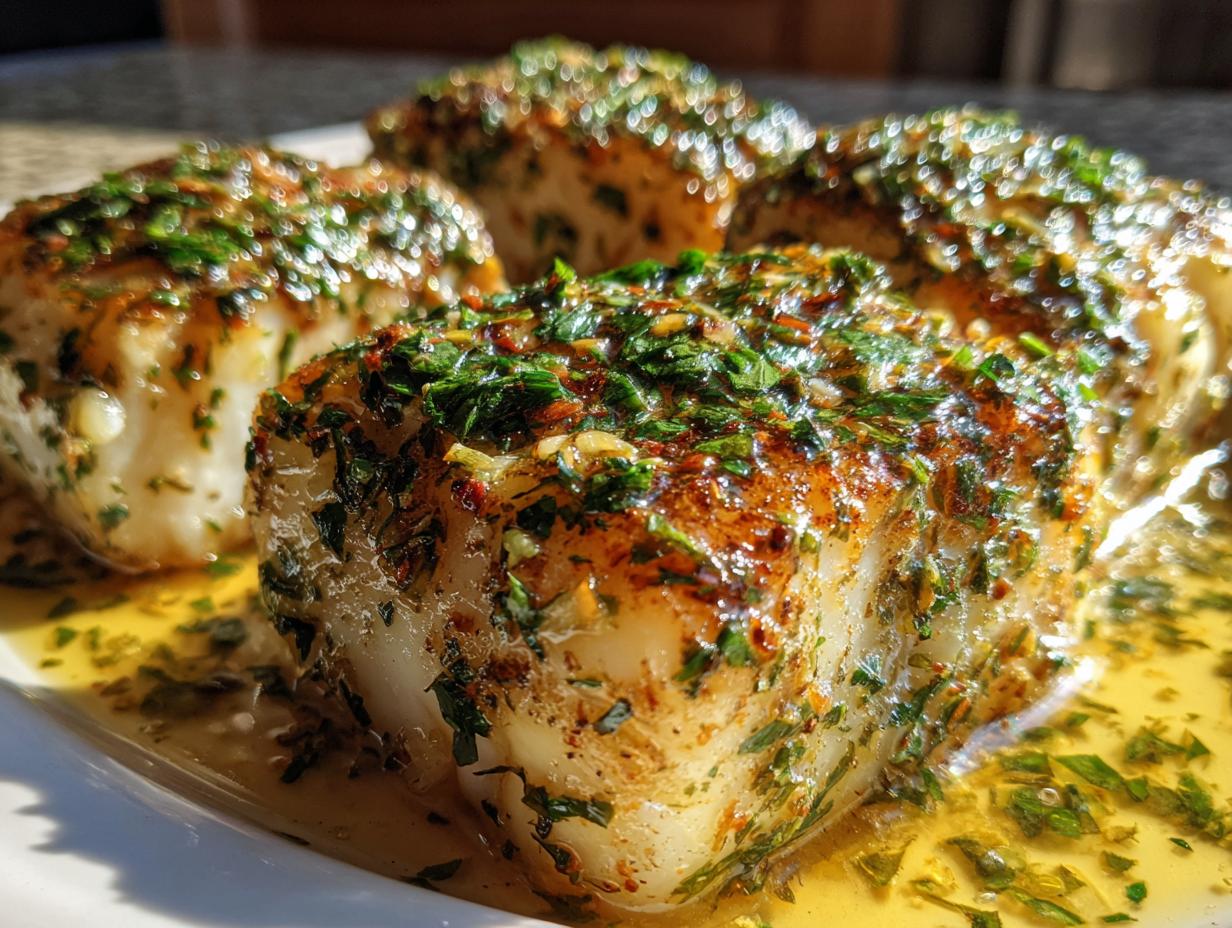 Baked Cod Portions (Lemon Herb)