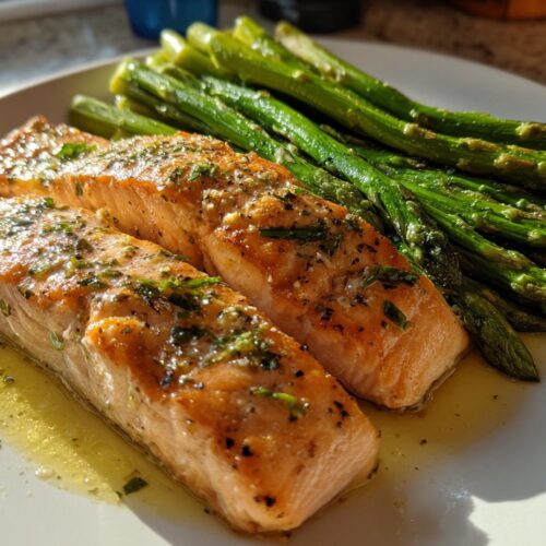 Baked Salmon with Asparagus