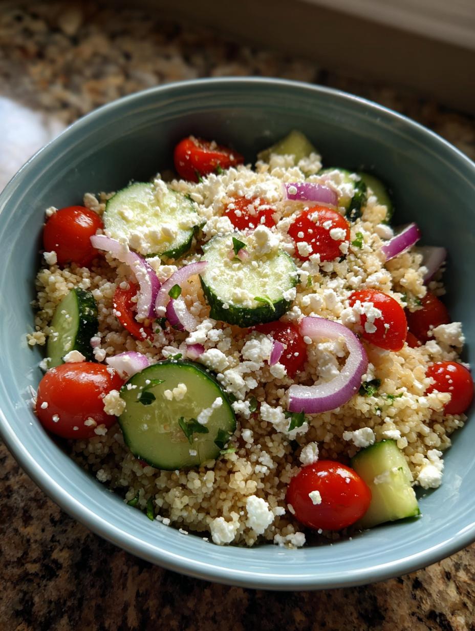 Bulgur Bowl Mediterranean Style - detail 1