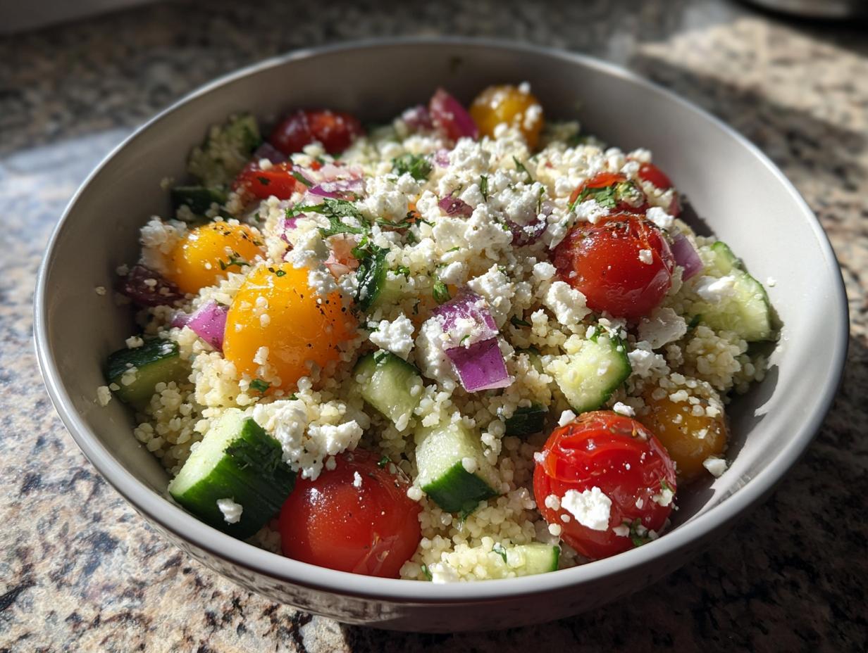 Bulgur Bowl Mediterranean Style