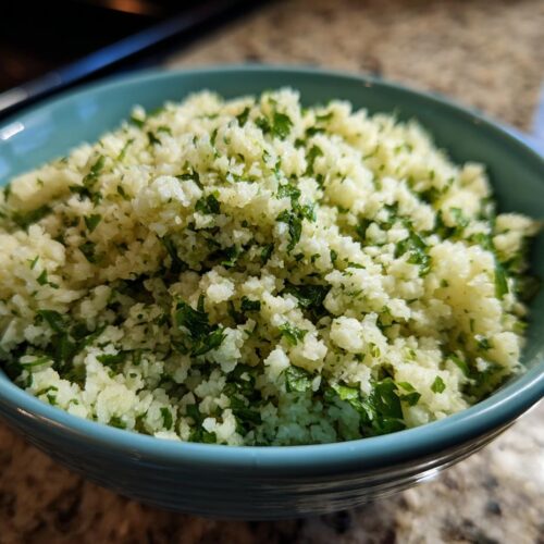 Cilantro Lime Cauliflower Rice