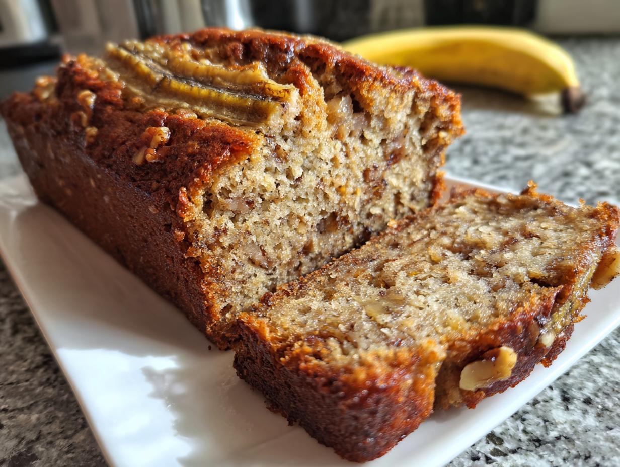 Cottage Cheese Banana Nut Bread