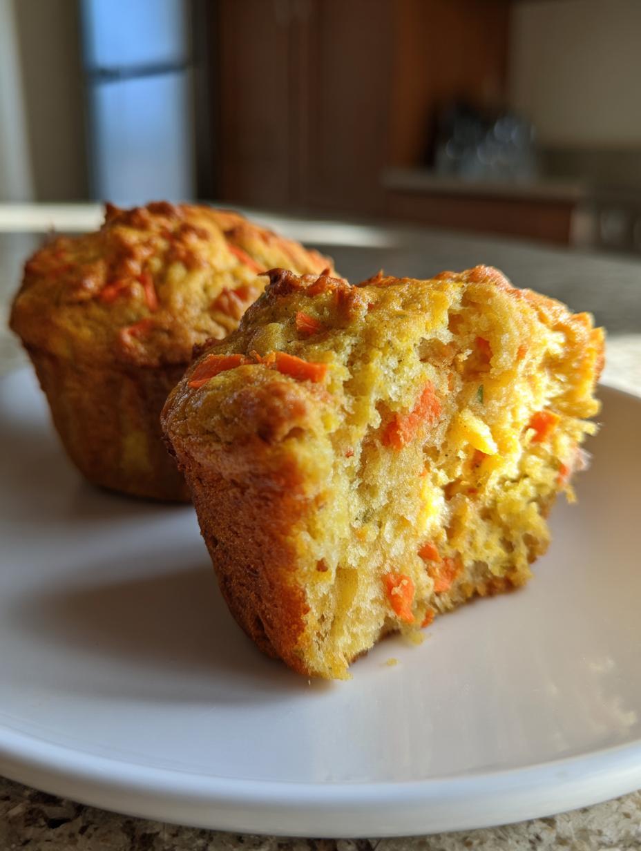 Cottage Cheese Carrot Cake Muffins - detail 1