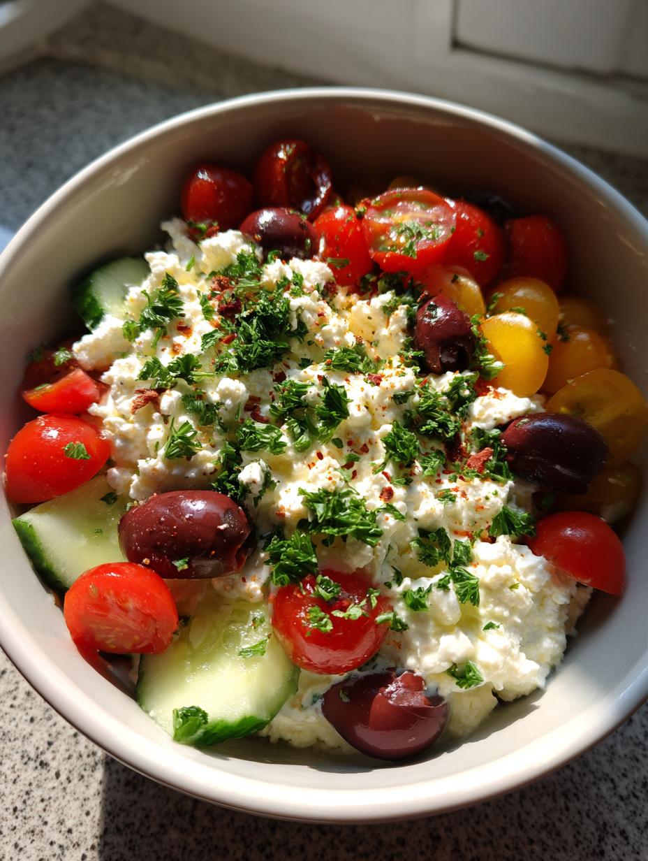 Cottage Cheese Greek Goddess Bowl - detail 1