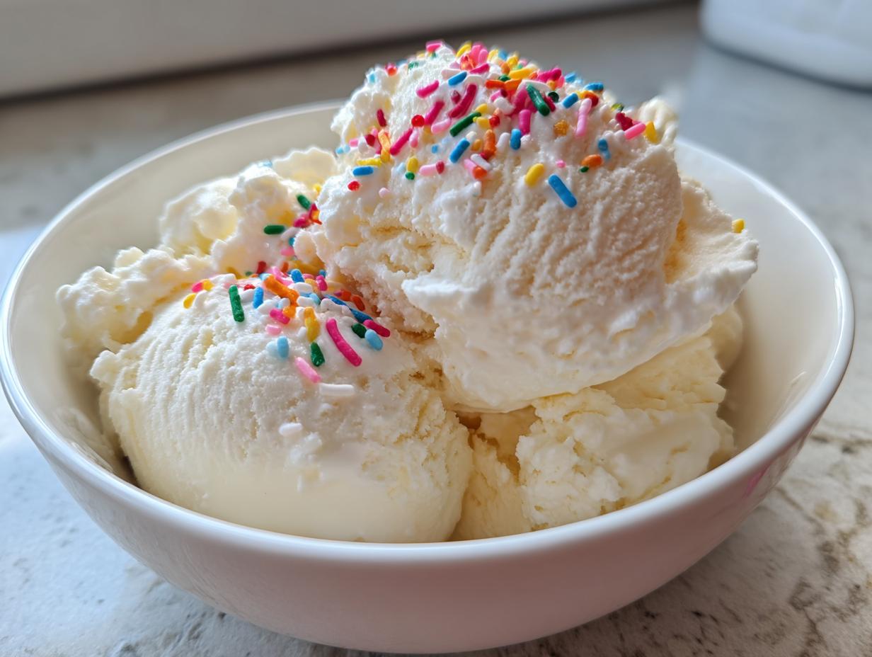 Cottage Cheese Ice Cream Base (Vanilla)