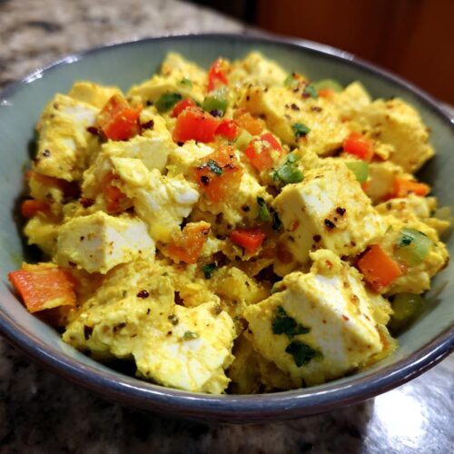 Cottage Cheese Indian Spice Bowl