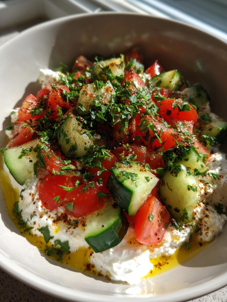 Cottage Cheese Middle Eastern Bowl - detail 1