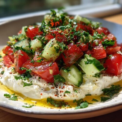 Cottage Cheese Middle Eastern Bowl