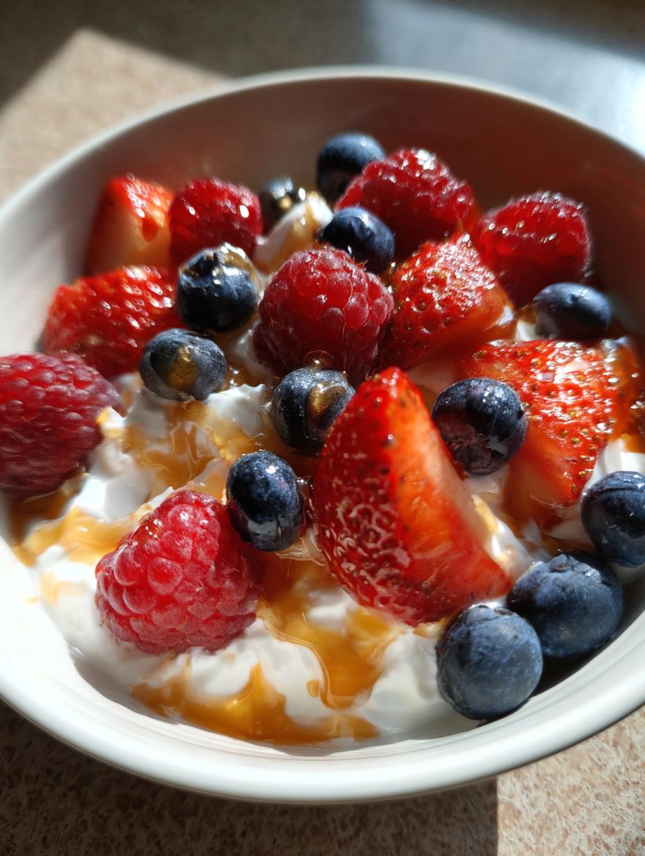 Cottage Cheese Mixed Berry Bowl - detail 1