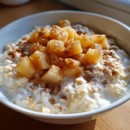 Cottage Cheese Pear Cinnamon Bowl