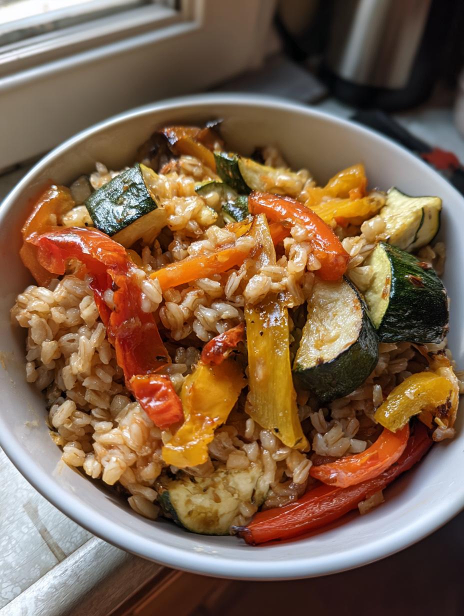 Farro Bowl with Roasted Vegetables - detail 1