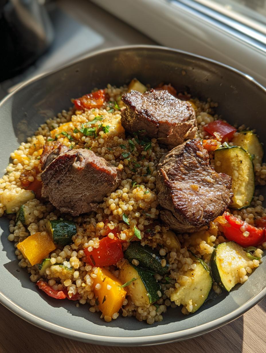 Freekeh Bowl with Lamb - detail 1