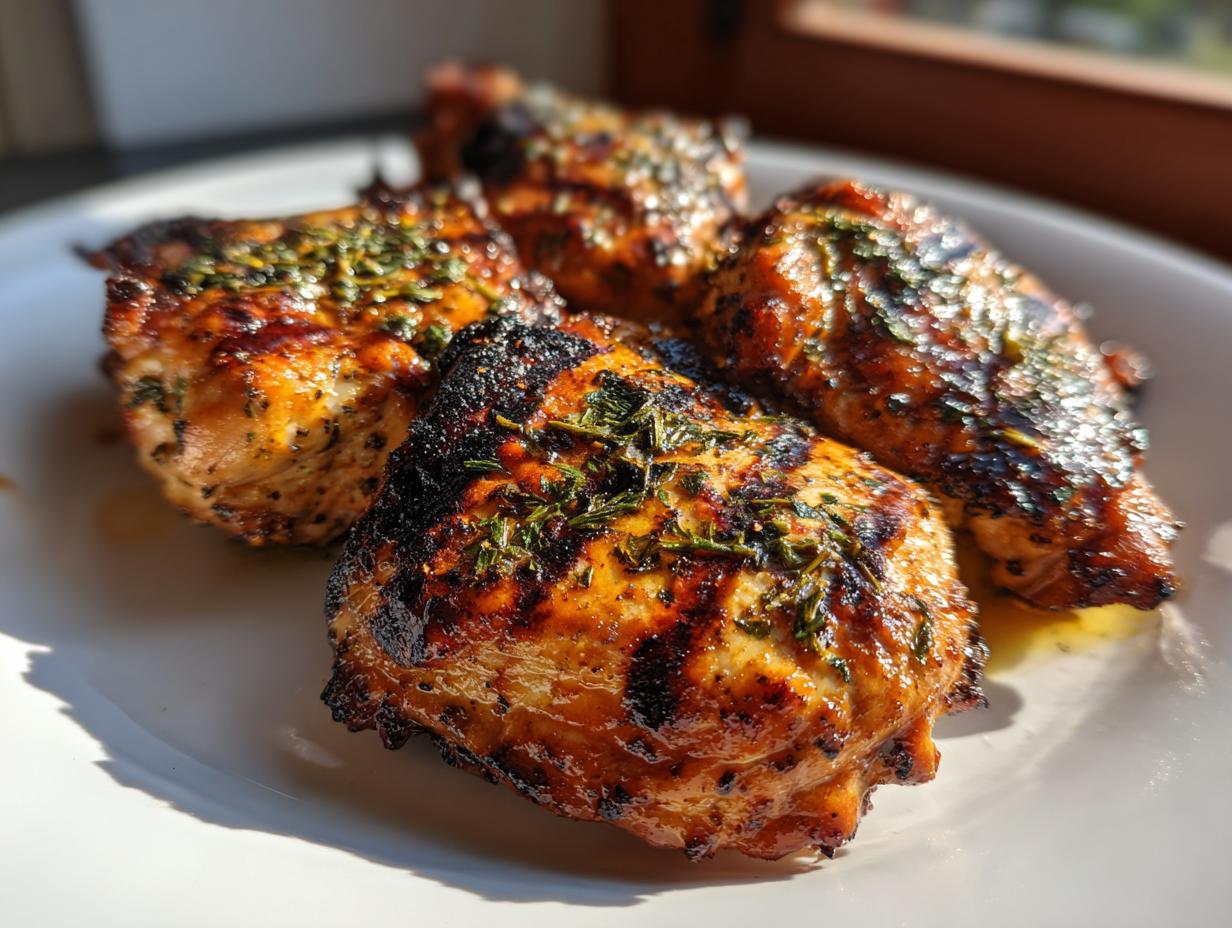 Grilled Chicken Breast (Marinate 3 Flavors)