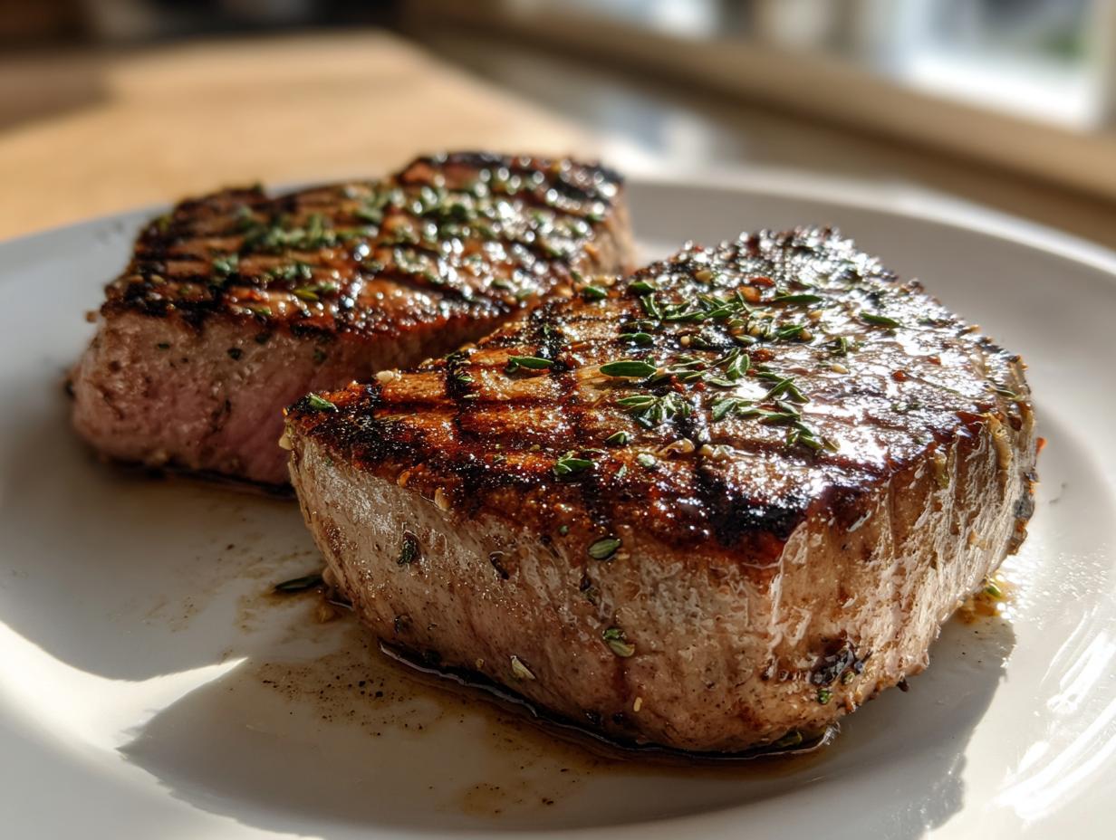 Grilled Tuna Steaks (45g Protein)