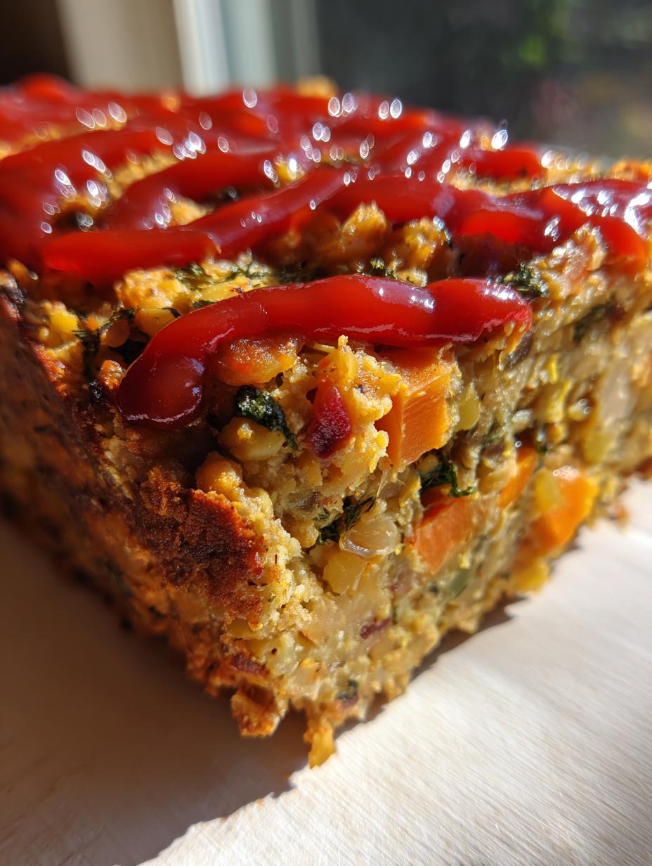 High-Protein Lentil Loaf - detail 1