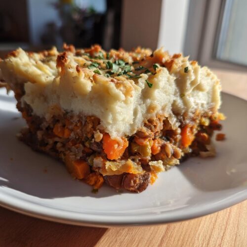 High-Protein Lentil Shepherd's Pie