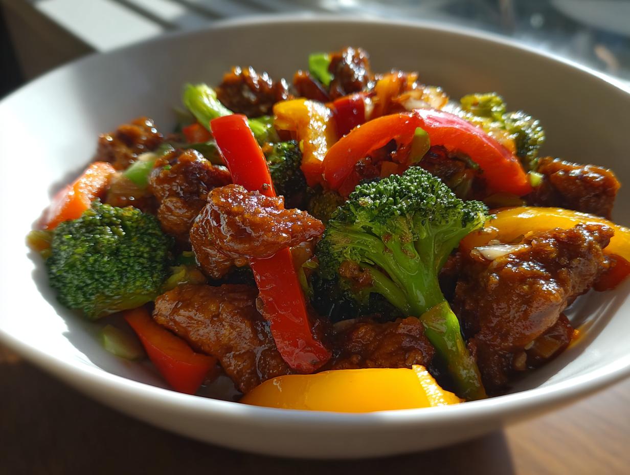 High-Protein Soy Curl Stir-Fry (40g)
