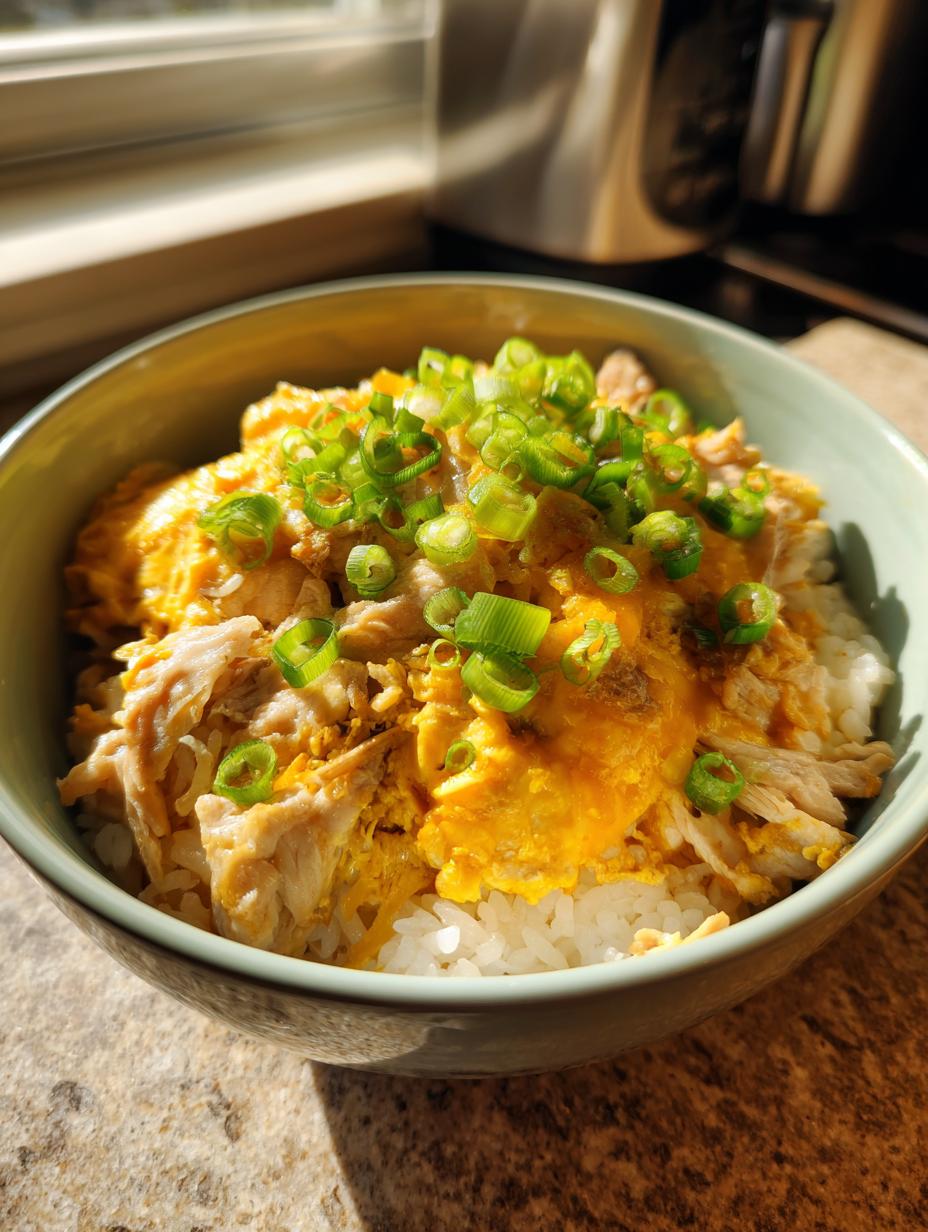 Japanese Chicken Oyakodon - detail 1