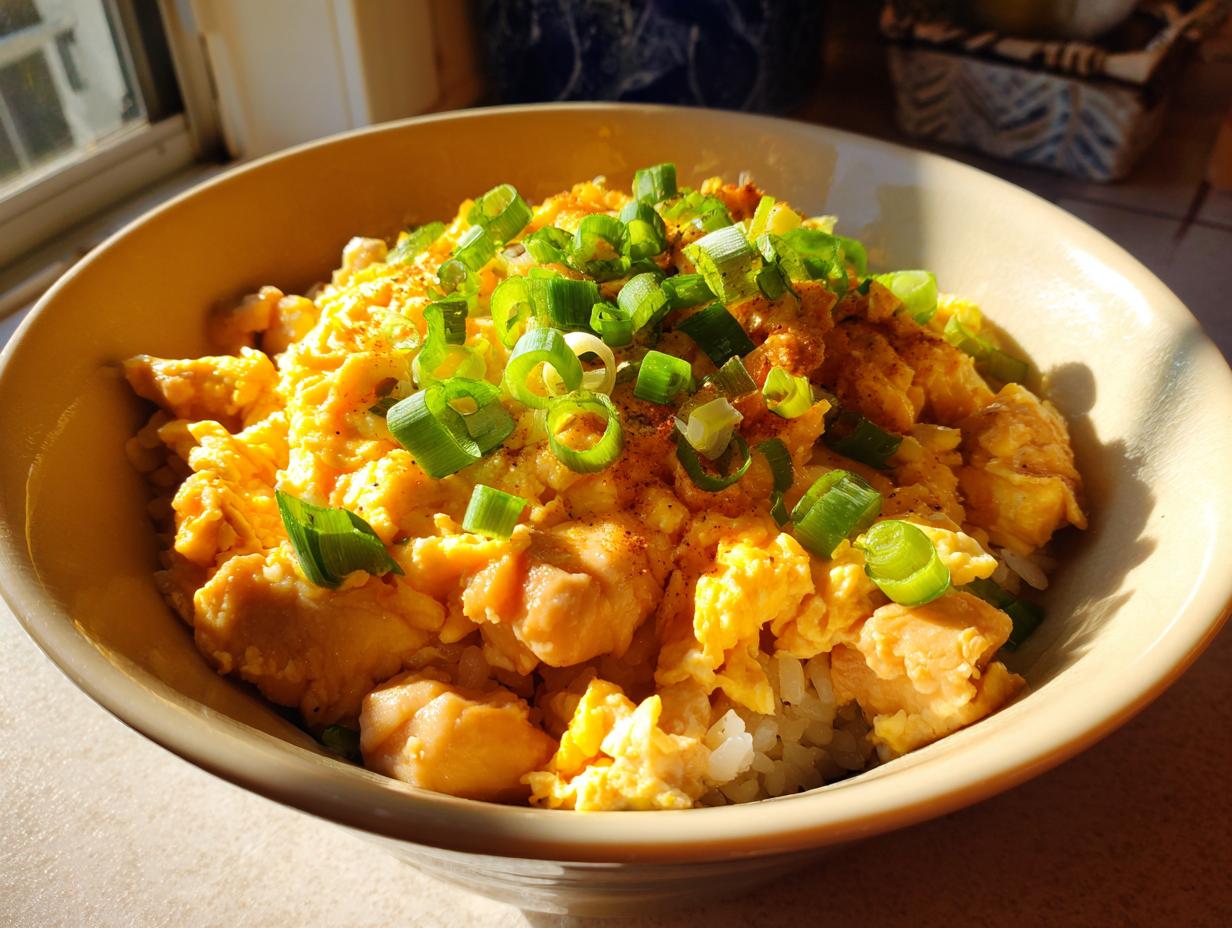 Japanese Chicken Oyakodon