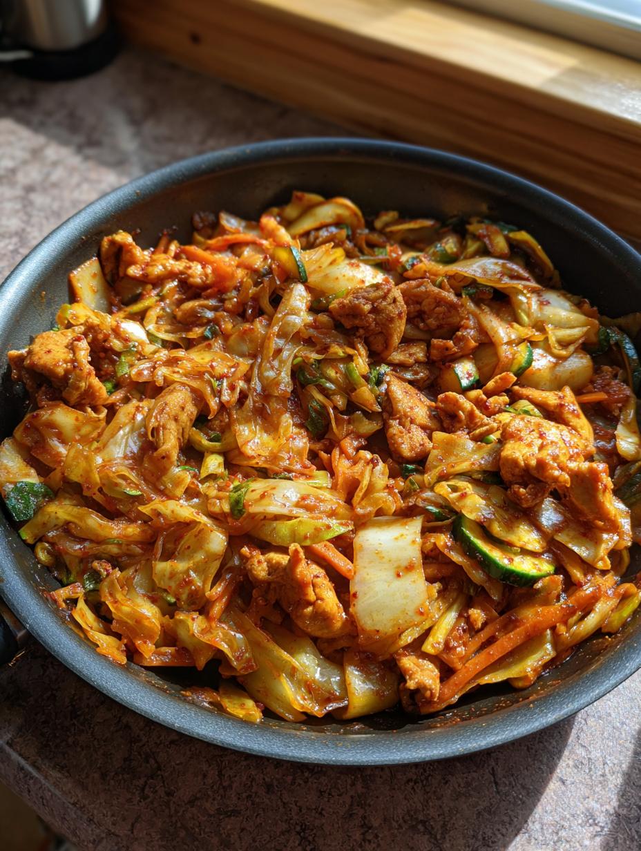 Korean Chicken Dak Galbi - detail 1
