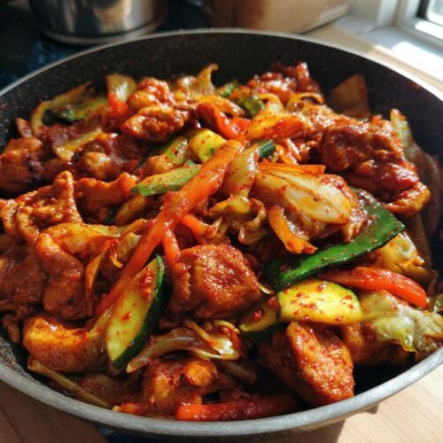 Korean Chicken Dak Galbi