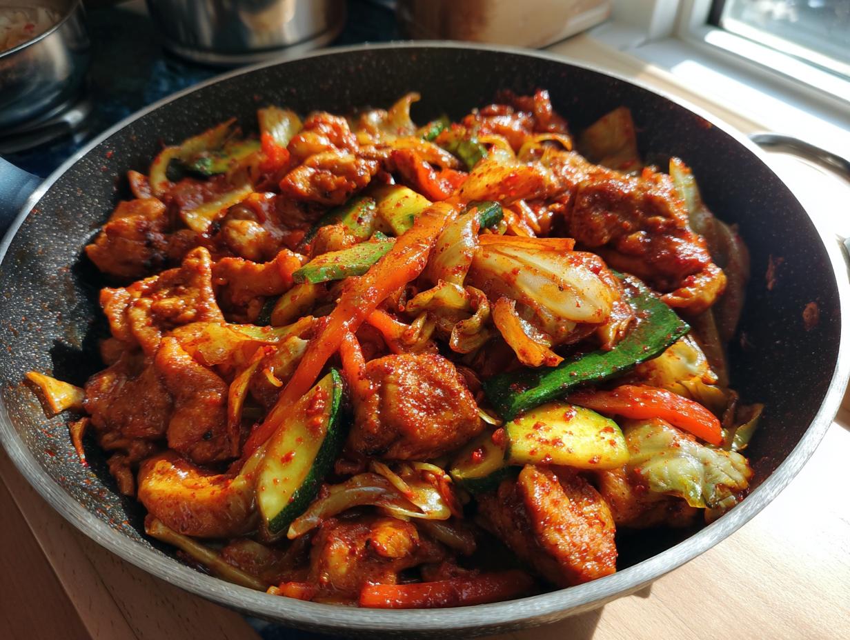 Korean Chicken Dak Galbi