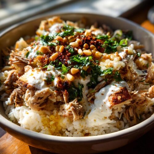 Lebanese Chicken Fatteh