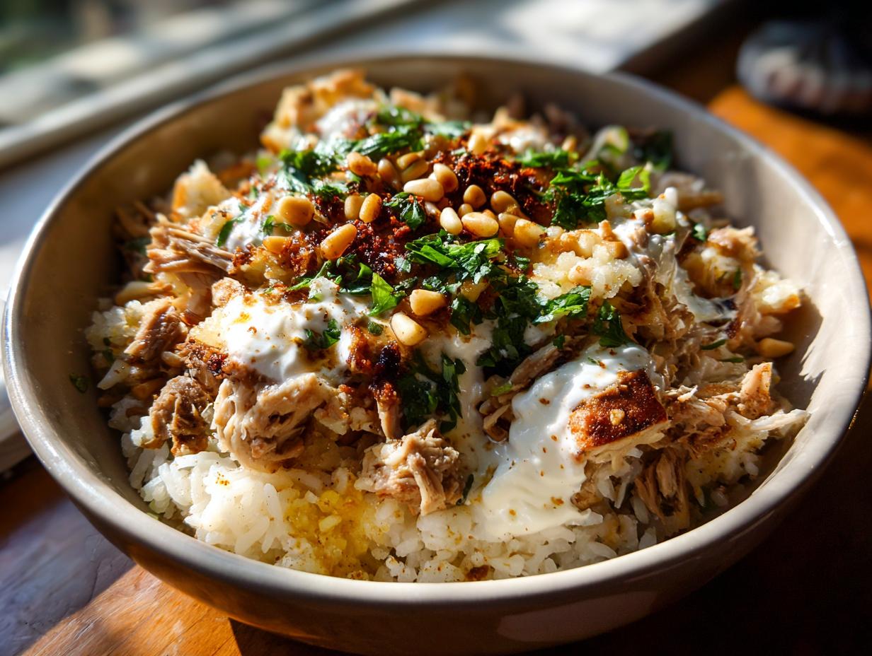 Lebanese Chicken Fatteh