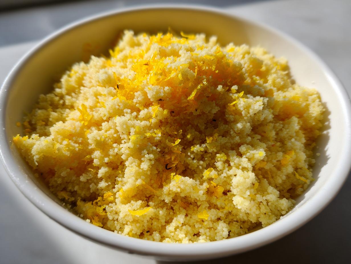 Lemon Couscous (Quick Reheat)