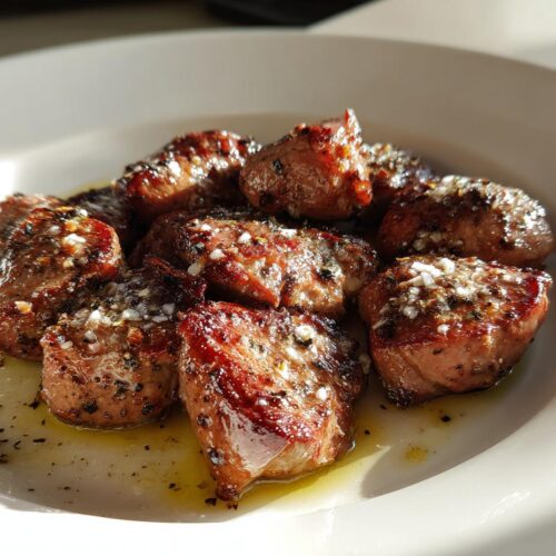 Pan-Seared Chicken Hearts (30g Protein)