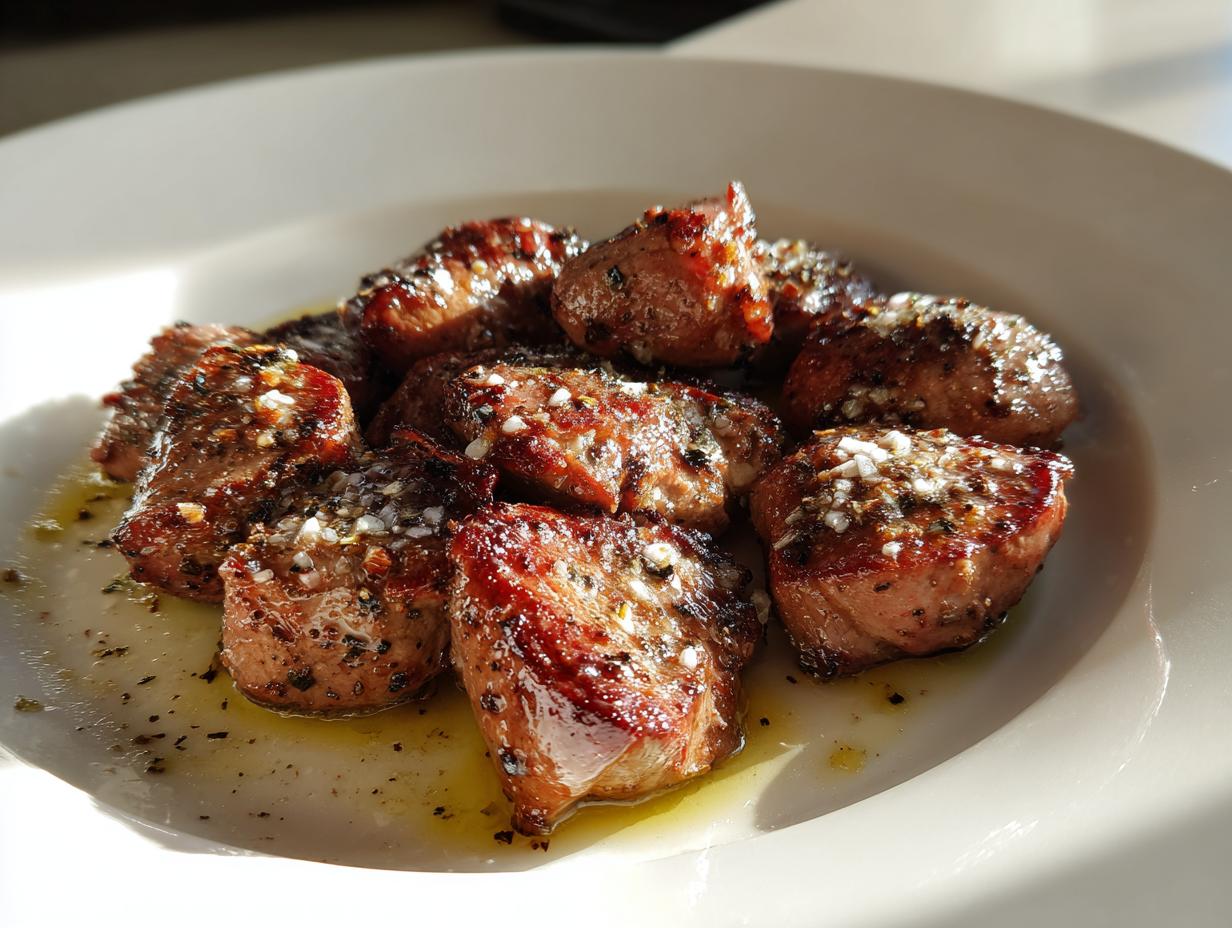 Pan-Seared Chicken Hearts (30g Protein)