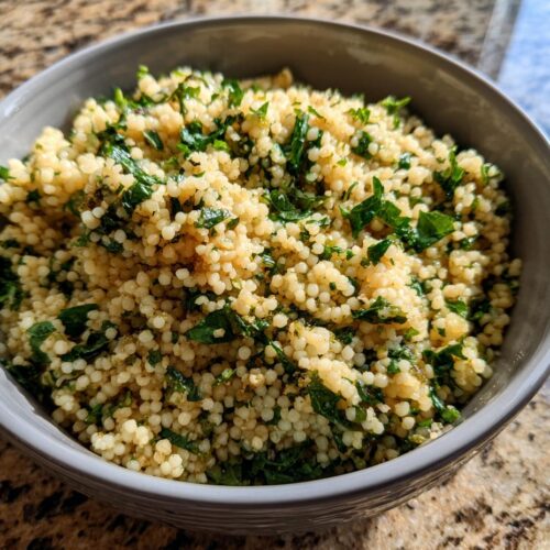Pearl Couscous with Herbs