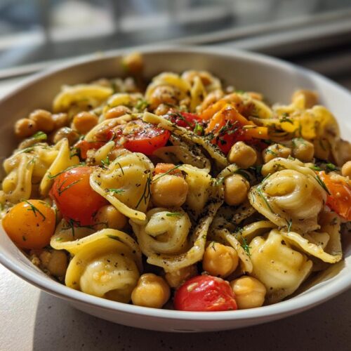 Protein Chickpea Pasta Salad