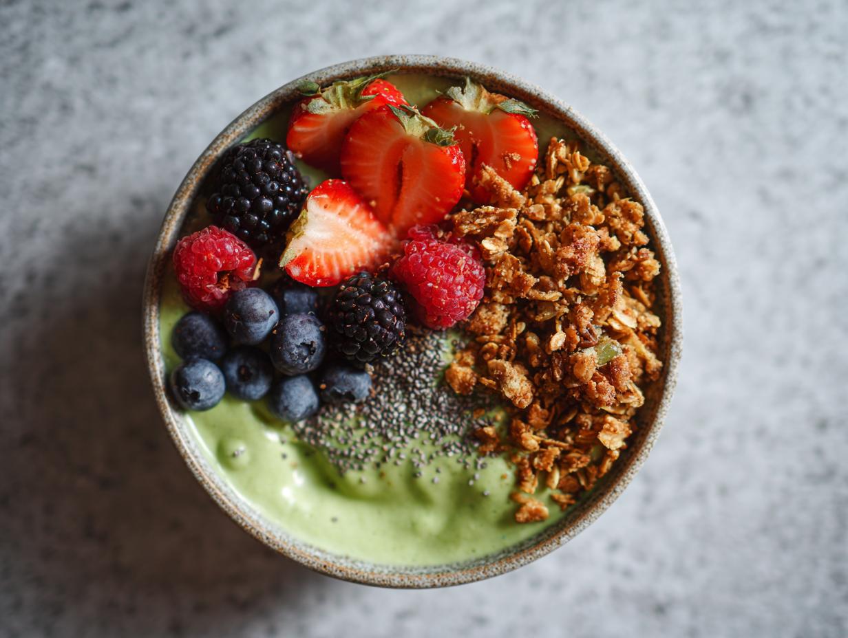 Protein Spirulina Smoothie Bowl (25g)