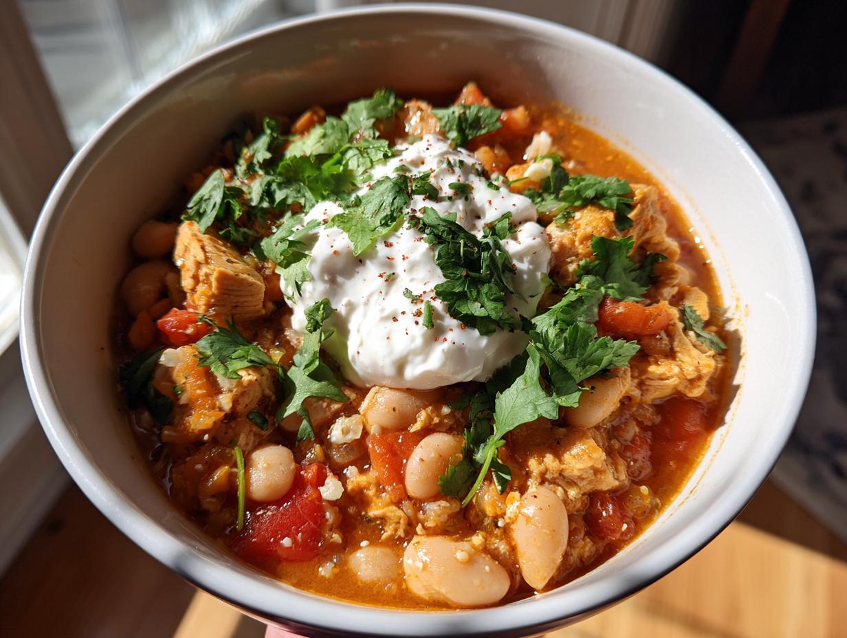 Protein White Bean Chicken Chili