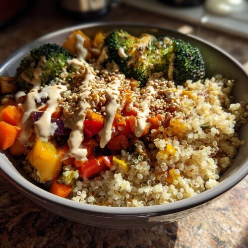 Quinoa Power Bowl with Tahini