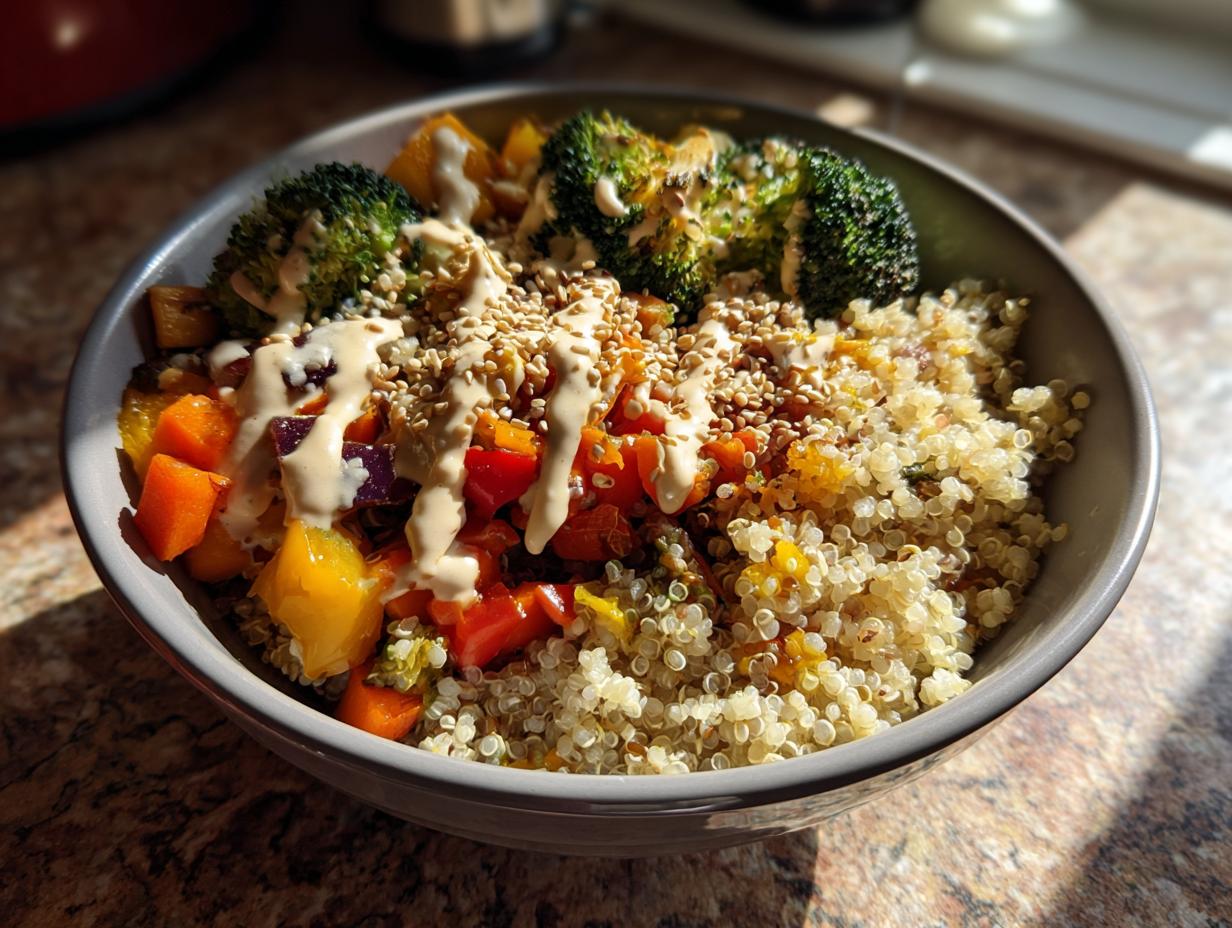 Quinoa Power Bowl with Tahini