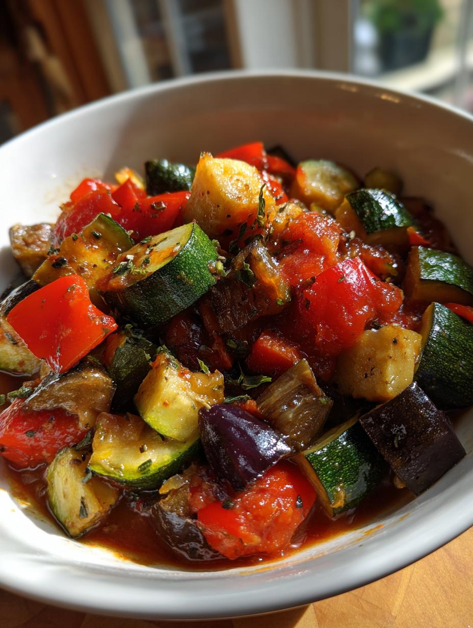 Ratatouille (French Vegetable Stew) - detail 1