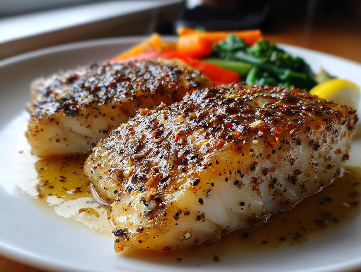 Steamed Chilean Sea Bass (40g Protein)