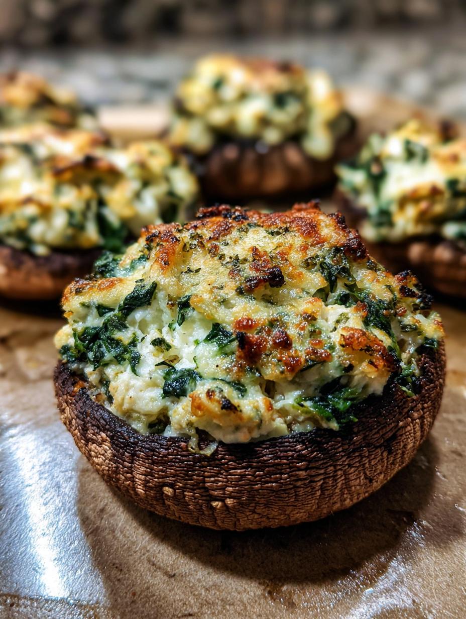 Stuffed Portobello Mushrooms - detail 1