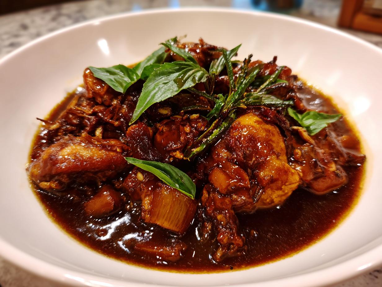 Taiwanese Three Cup Chicken